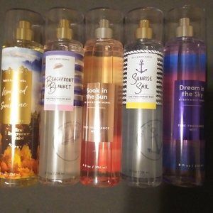 Bath and body works body mists